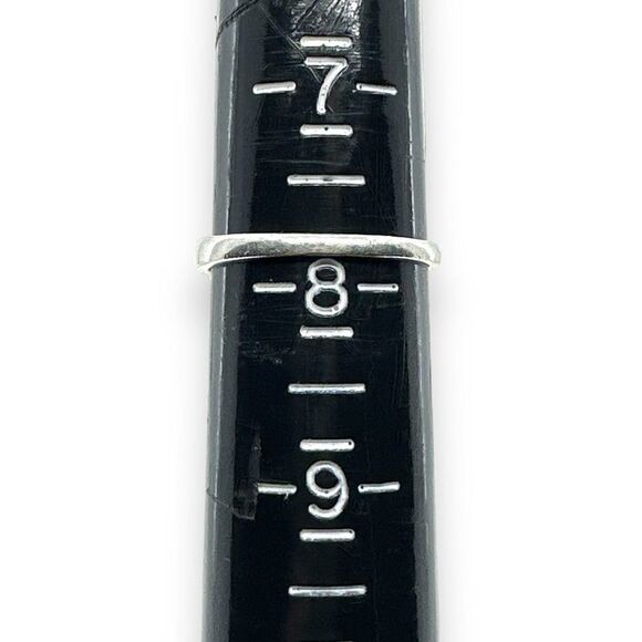 925 Sterling Silver Ring size 7 & 3/4 floral open design statement ring - Picture 8 of 9